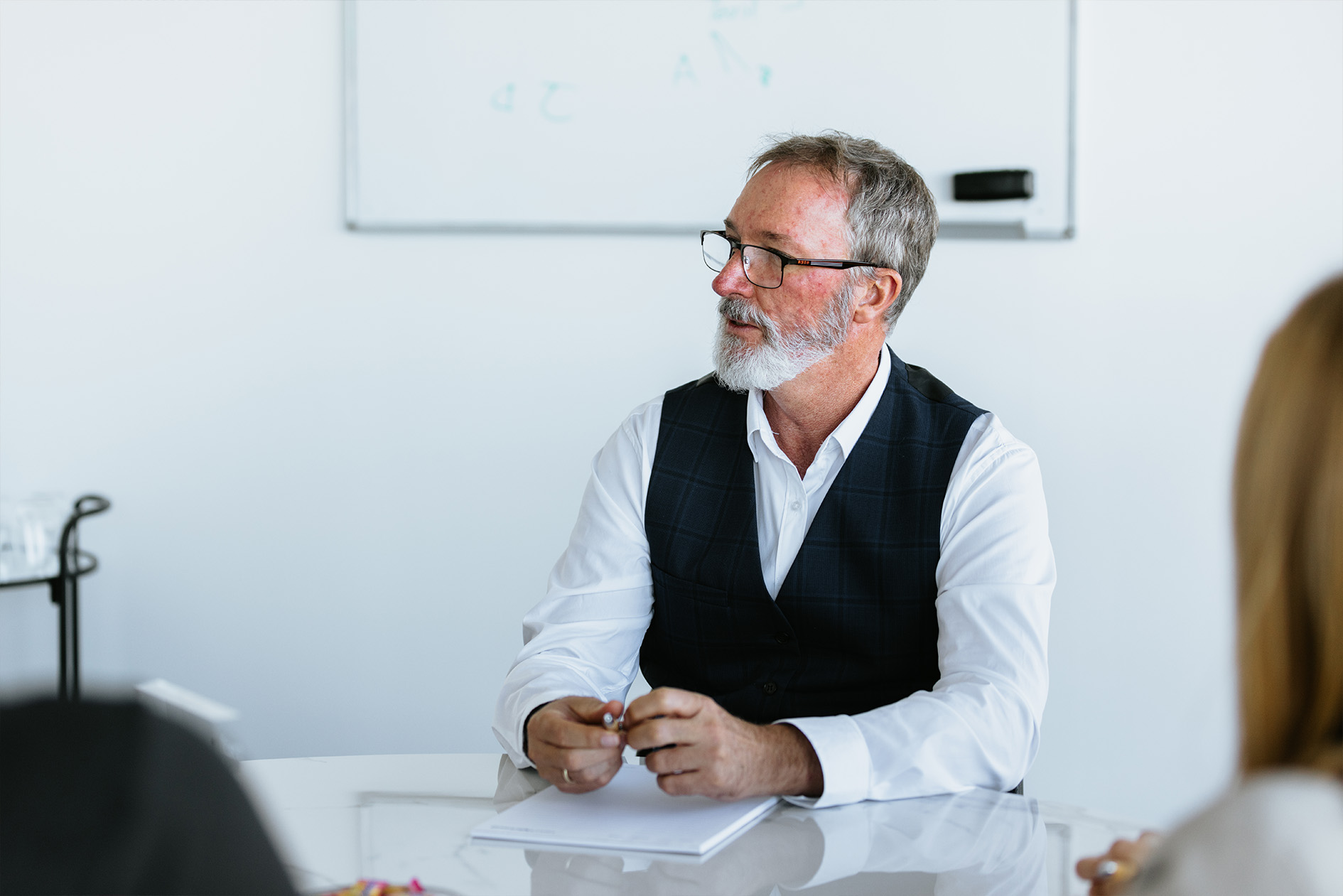 Senior male solicitor with beard
